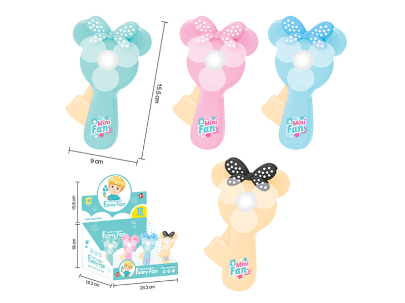 12Pcs Cartoon Mickey Fan