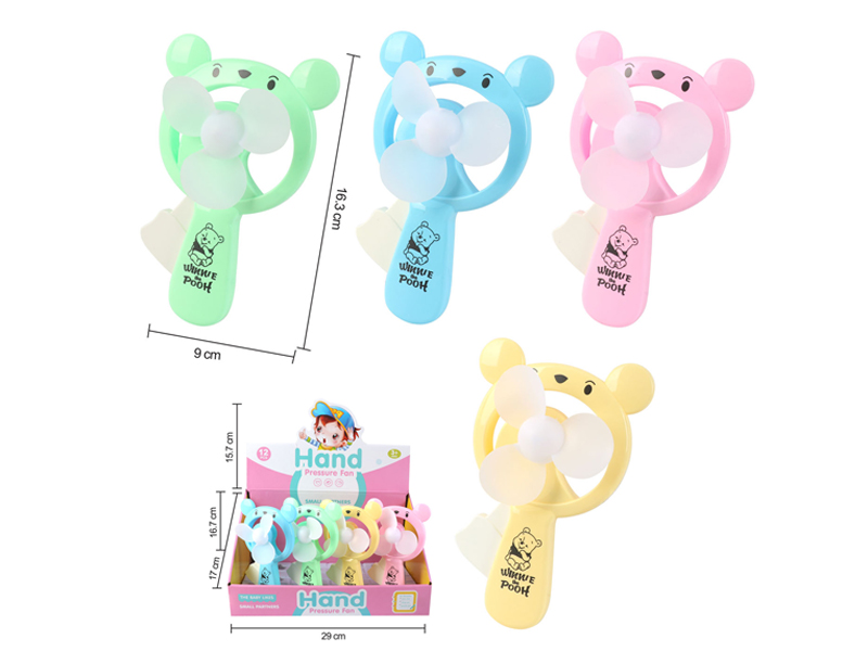 12Pcs Little Bear Fan