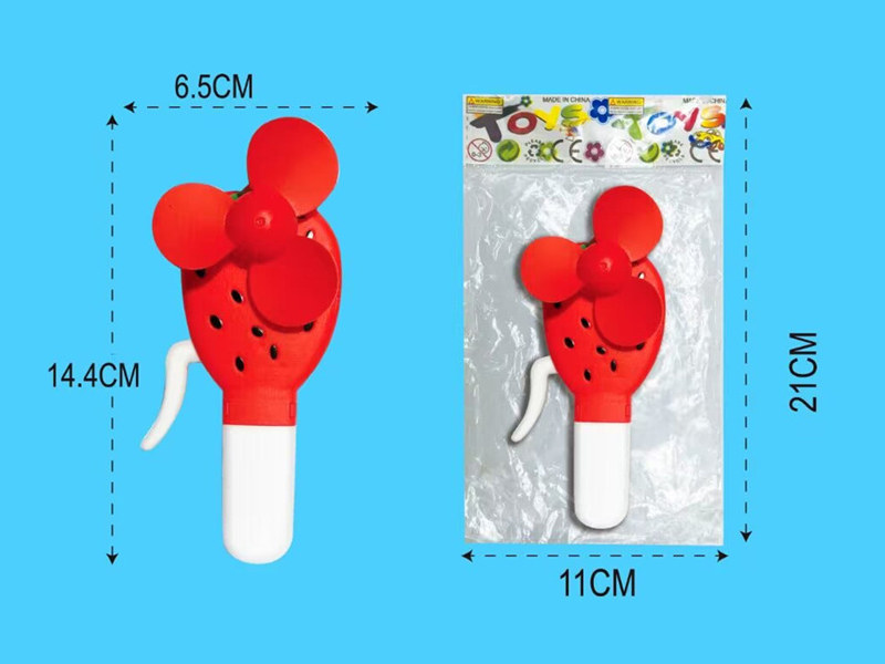 Strawberry Hand Pressure Fan Toy