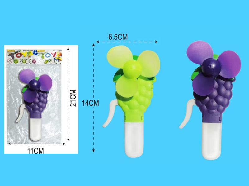 Grape Hand Pressure Fan Toy