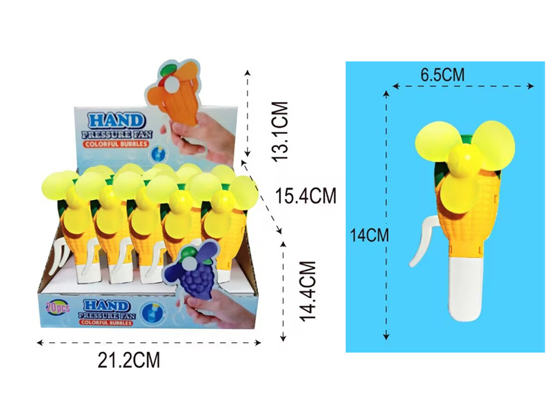20PCS Corn Hand Pressure Fan Toy