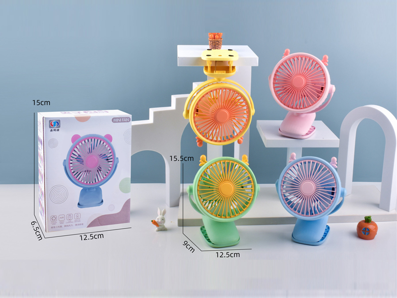 Deer Ear Clip Charging Fan