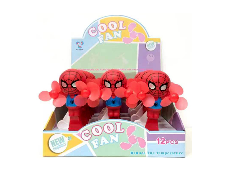 12PCS Spider Man Fan