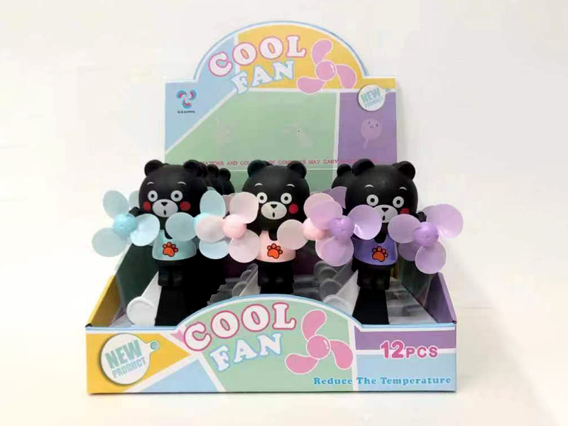 12PCS Bear Fan