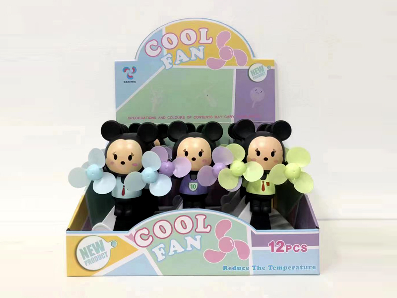 12PCS Mickey Fan