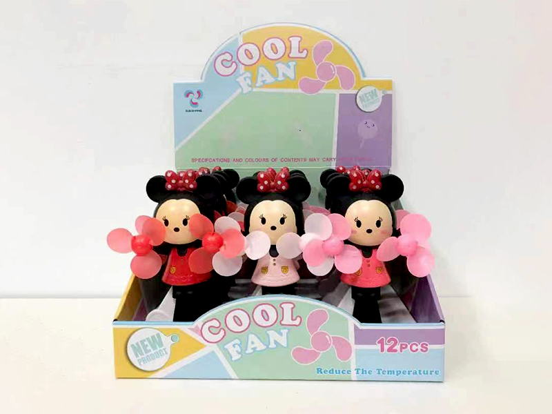 12PCS Minnie Fan