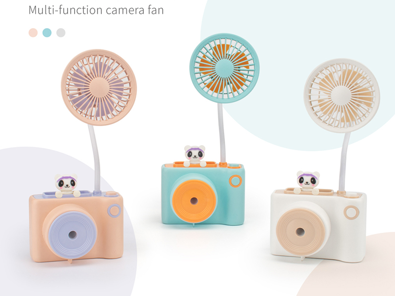 Panda Multifunction Camera Fan(Rechargeable)