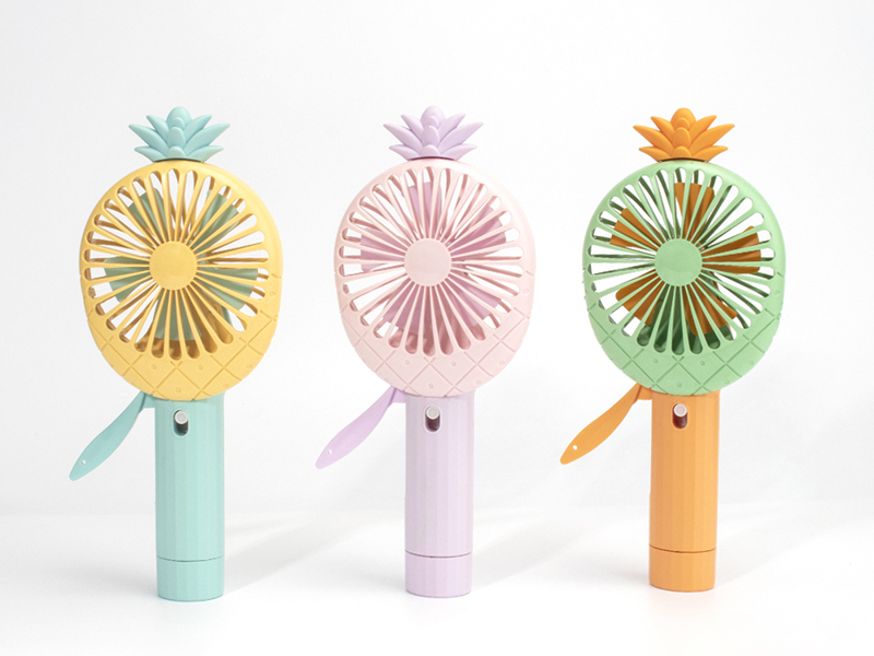 Pineapple Spray Hand Pressure Fan 12PCS