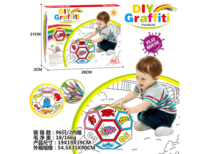 DIY Graffiti 3D Football