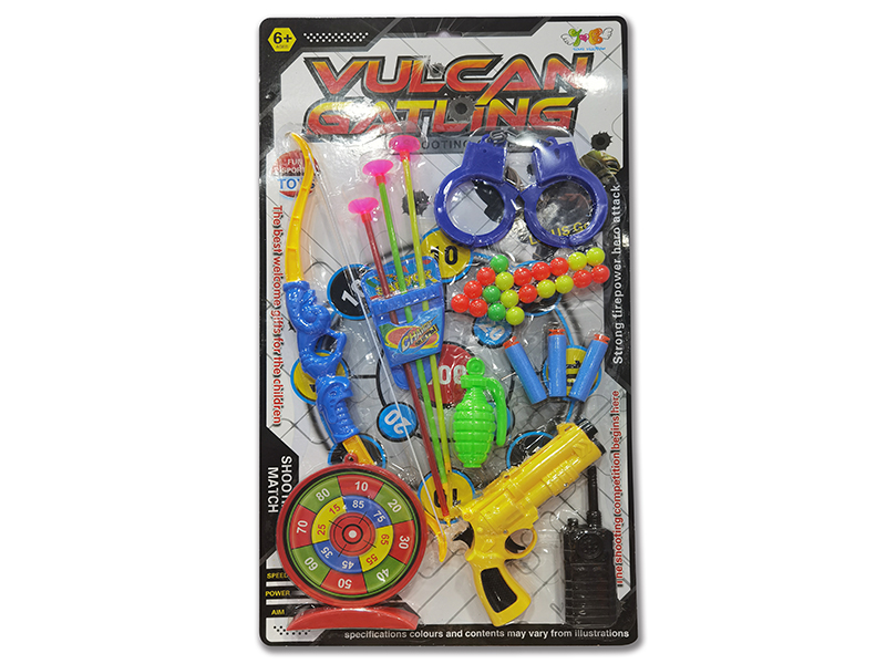 Bow And Arrow + Ping-Pong Ball Gun Toy