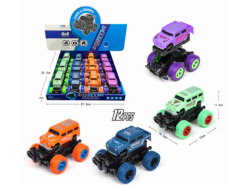 Friction Crash Deformation Cross Country Car(12pcs)