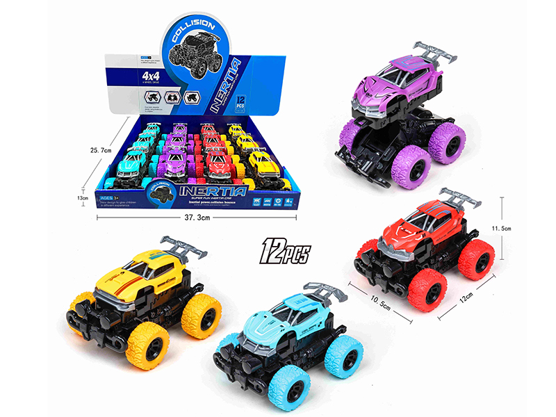 Friction Crash Cross Country Car(12pcs)