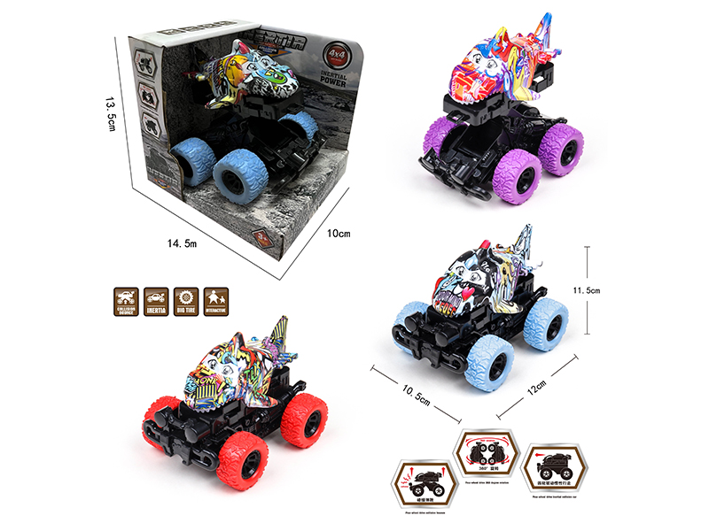 Friction Crash Bounce Deformation Shark Car