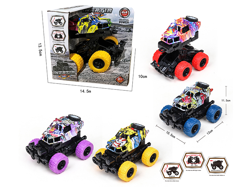 Friction Crash Deformation Off-Road Vehicle