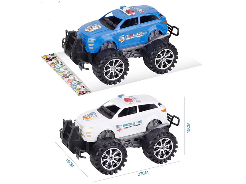 Friction Off-Road Land Rover Police Car