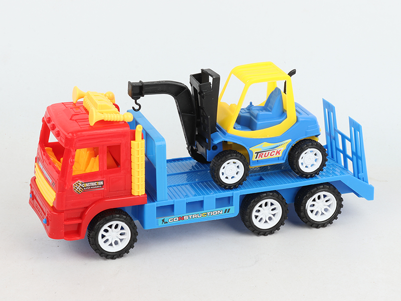 Friction Engineering Trailer With Crane Arm Forklift