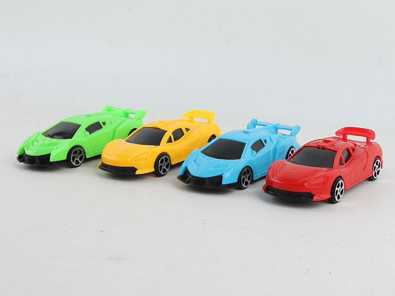 4PCS Pull Back Racing Car