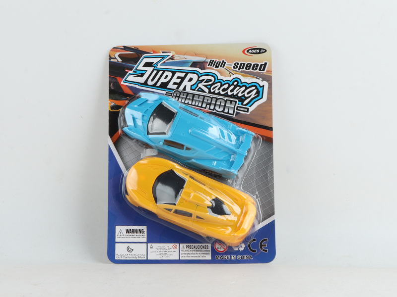 2PCS Pull Back Racing Car
