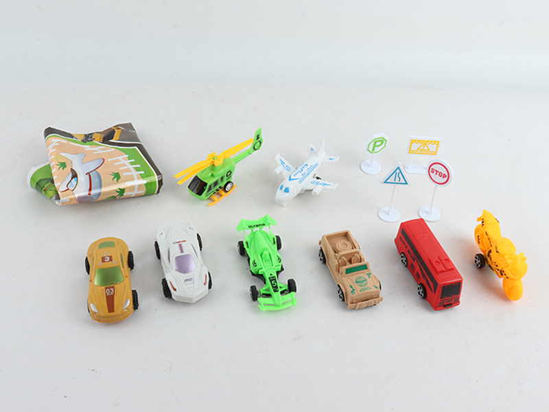 Pull Back Car Aircraft Set