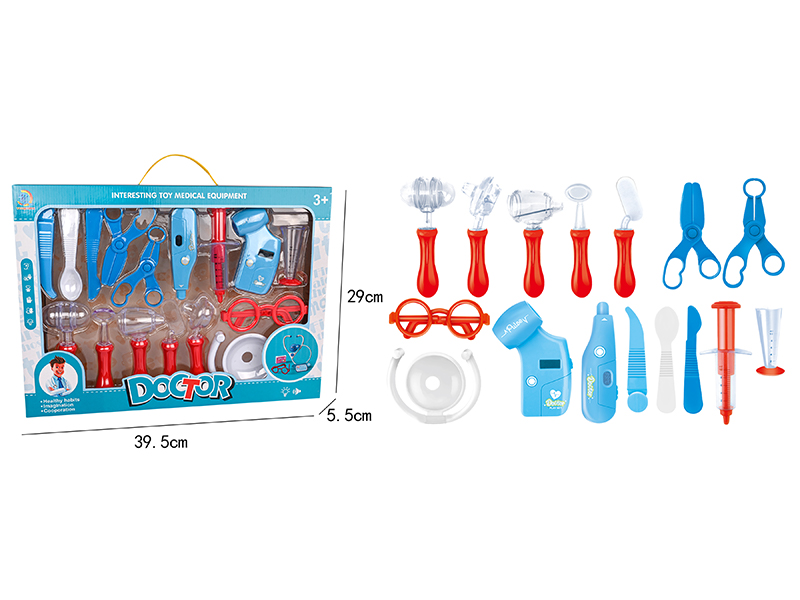 16PCS Boy Doctor Toy