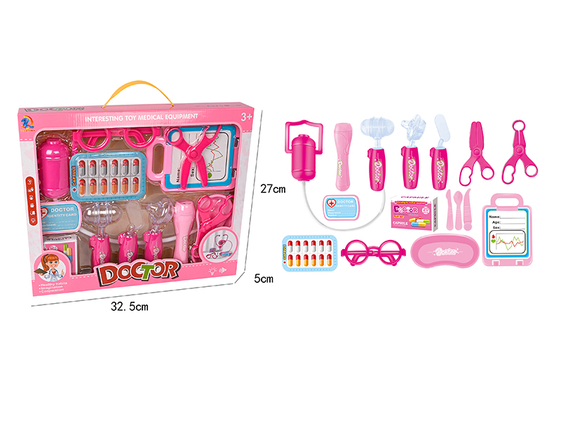 16PCS Girl Doctor Toy