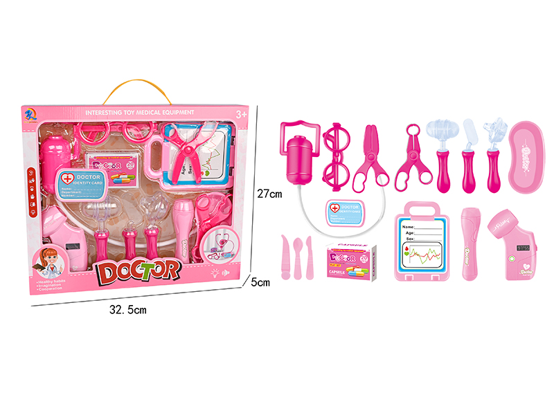 16PCS Girl Doctor Toy
