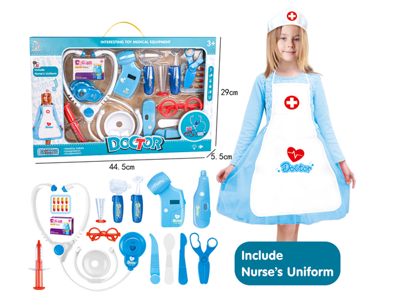 17PCS Boy Doctor Toy with Nurse Apron