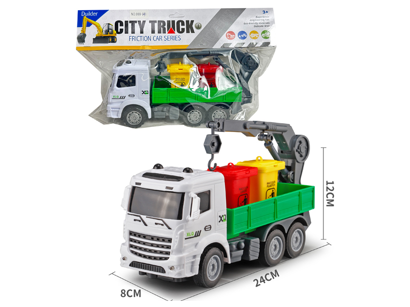 Friction Sanitation Waste Transport Vehicle