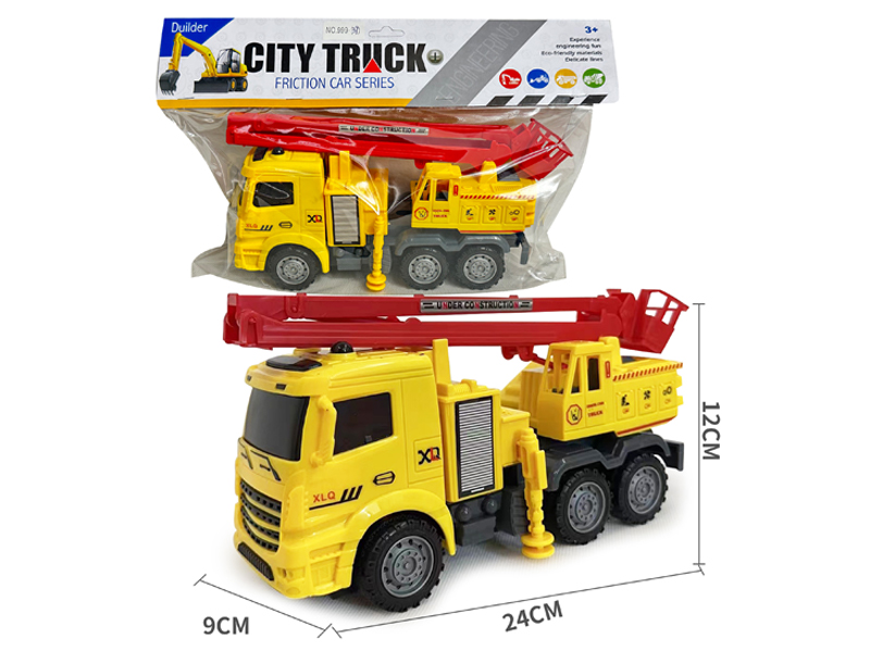 Friction Engineering Ladder Car Cartoon Color