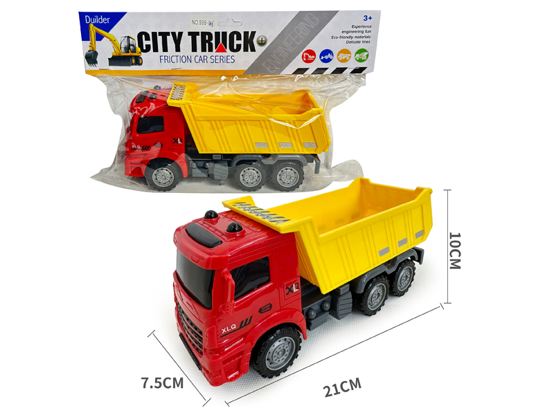 Friction Engineering Sand Transport Vehicle Cartoon Color
