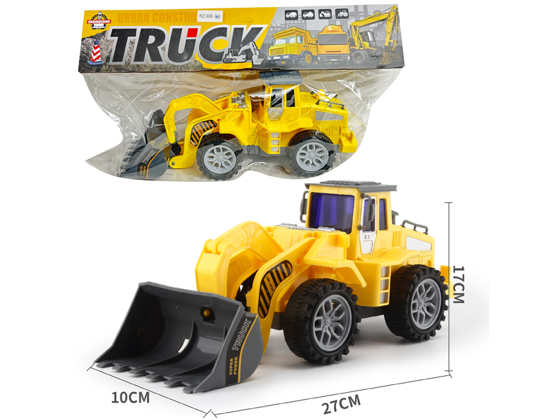 Friction Engineering Bulldozer Cartoon Color