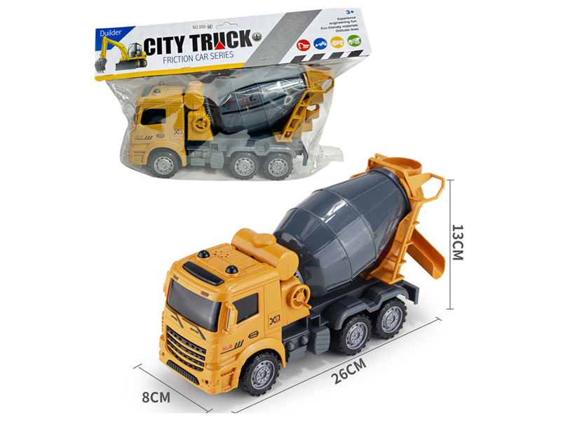 Friction Simulation Engineering Mixer Truck