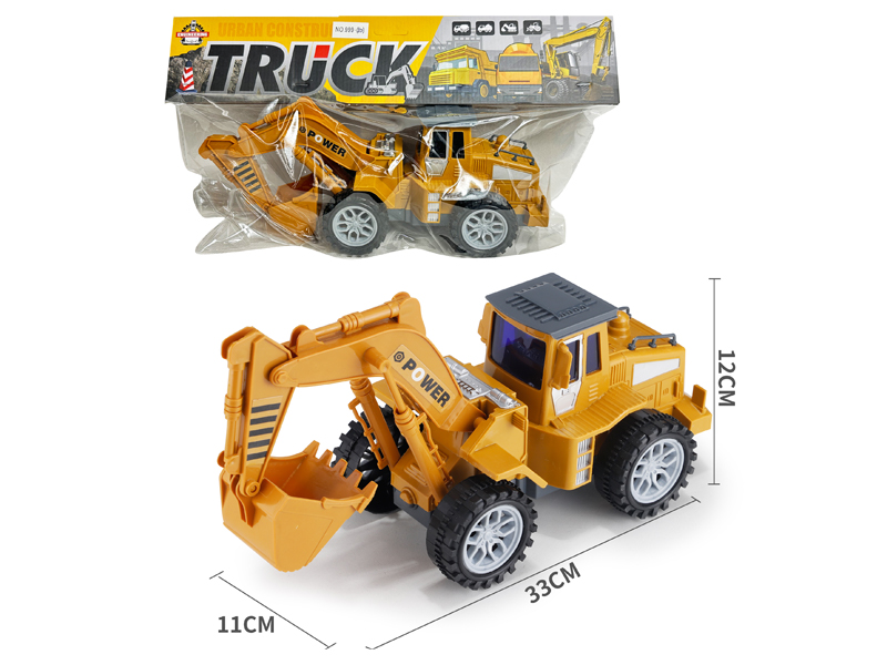 Friction Simulation Engineering Excavator