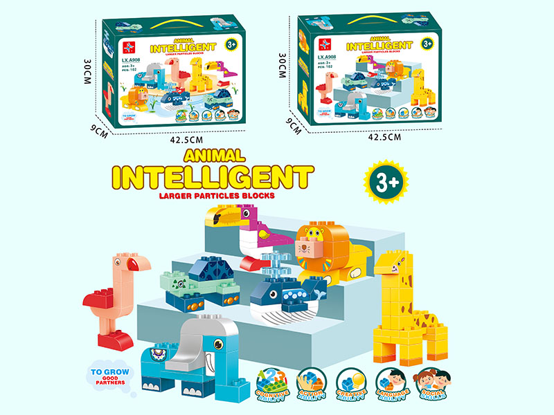 Animal Park Larger Particles Building Blocks 102pcs