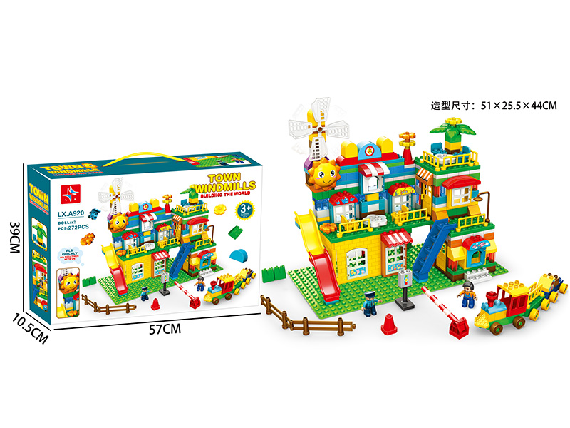 Town Windmills Building Blocks 272pcs