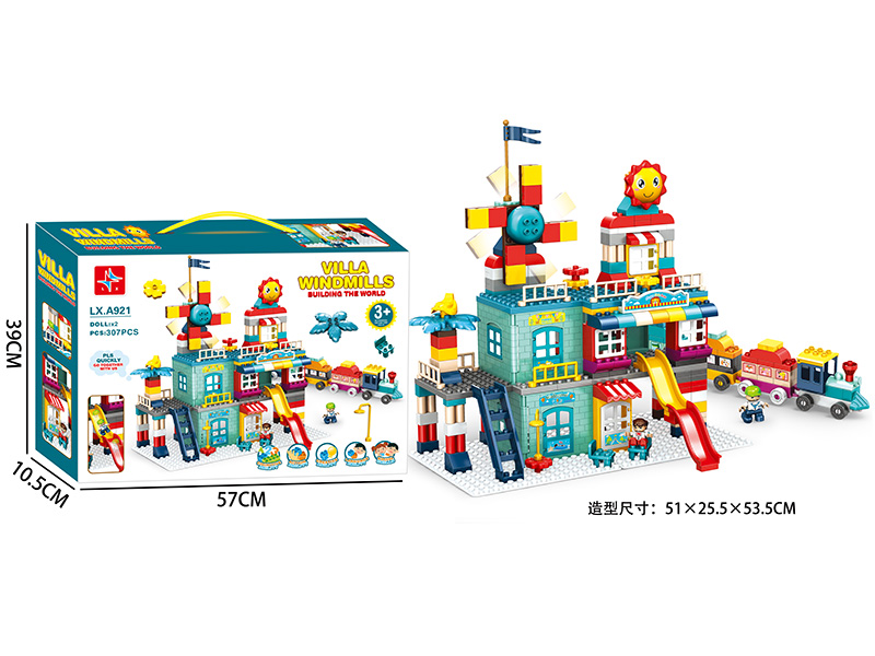 Villa Windmill Building Blocks 307pcs