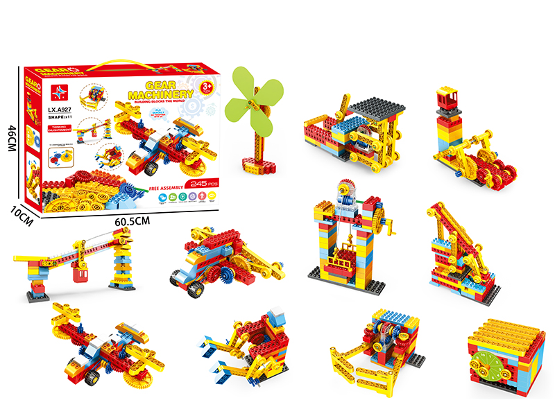 Gear Mechanical Building Blocks (Advanced Version) 245pcs