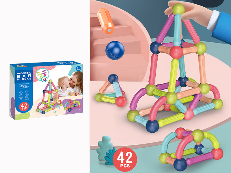 Magnetic Bar Building Blocks 42pcs