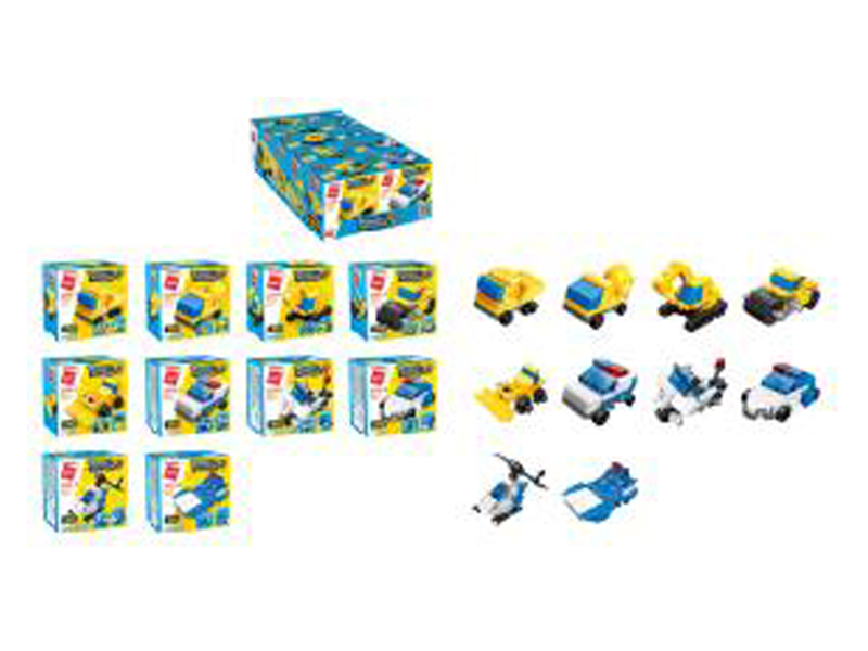 335Pcs 3 In 1 Composite Reaction Dismantling Building Blocks (10 Boxes)