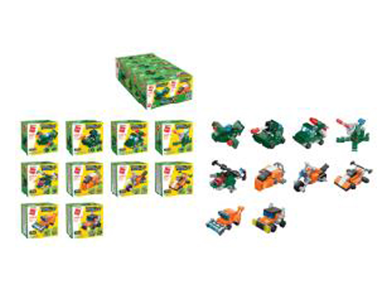 327Pcs 3 In 1 Composite Reaction Dismantling Building Blocks (10 Boxes)