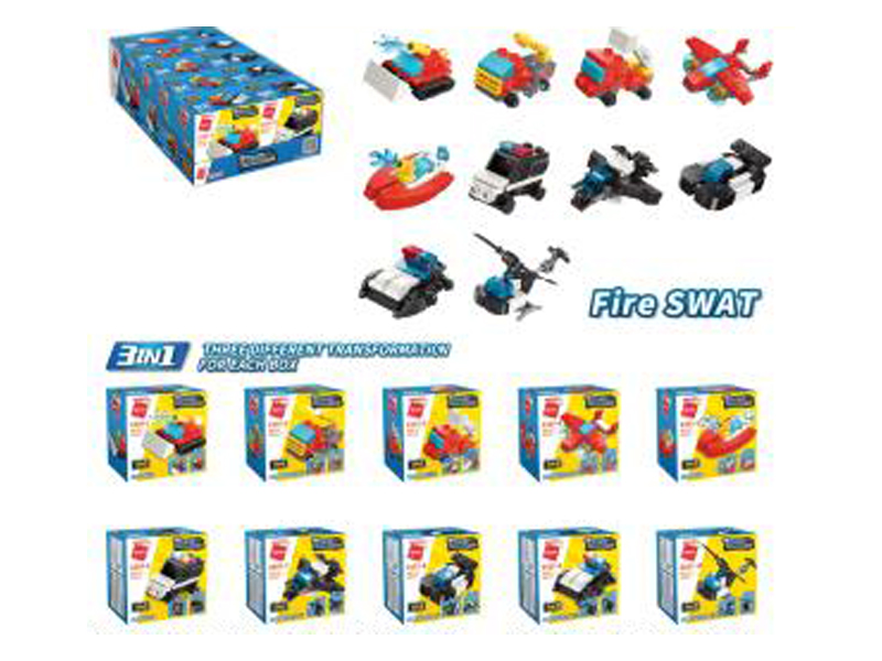 312Pcs 3 In 1 Composite Reaction Dismantling Building Blocks (10 Boxes)