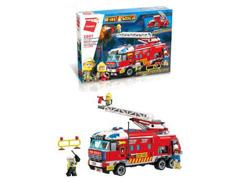 366Pcs My City - Firefighting Building Blocks With People