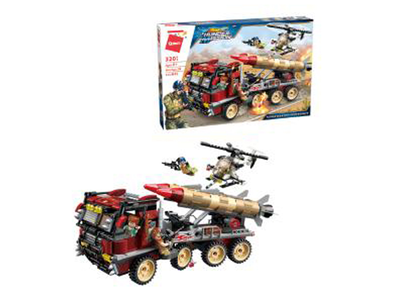 661Pcs Thunder Mission Building Blocks Bring People
