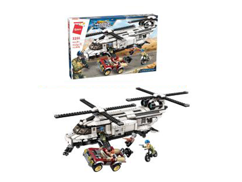 648Pcs Thunder Mission Building Blocks Bring People