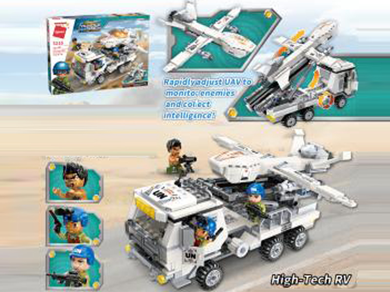 474Pcs Thunder Mission Building Blocks Bring People