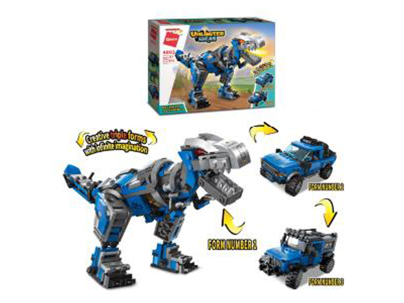 375Pcs 3 In 1 Reaction Disassembly Building Block