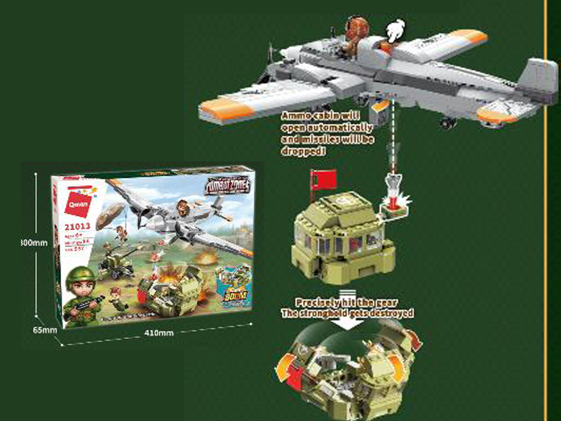 557Pcs Battlefield Series Building Blocks With People