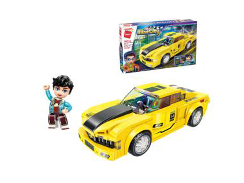 189Pcs My City - Racing Building Blocks With People