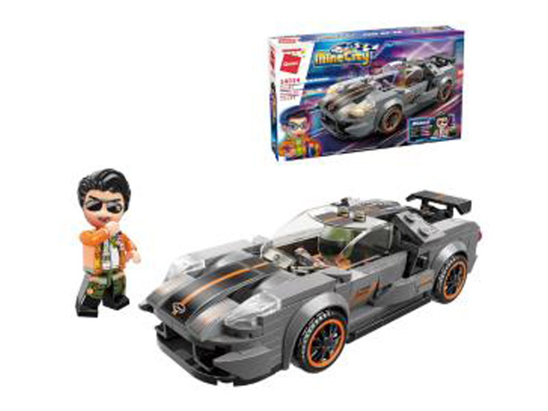 197Pcs My City - Racing Building Blocks With People