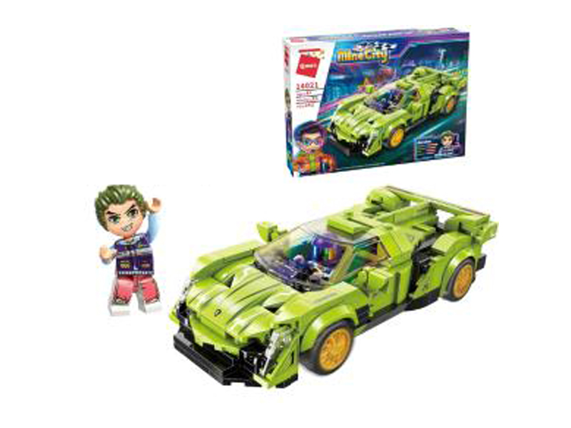 292Pcs My City - Racing Building Blocks With People